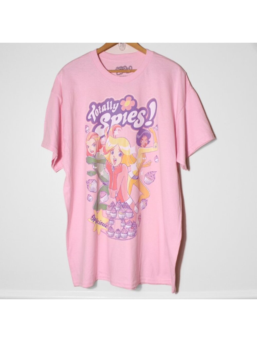 Ripple Junction Totally Spies Cupcake Graphic Tee Pink Size XL